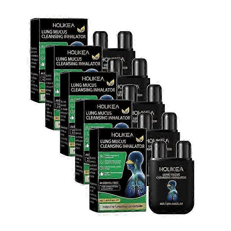 1-5x Lung Mucus Cleansing Inhaler with Herbal Lung Cleanser for Deep Lung Health Support