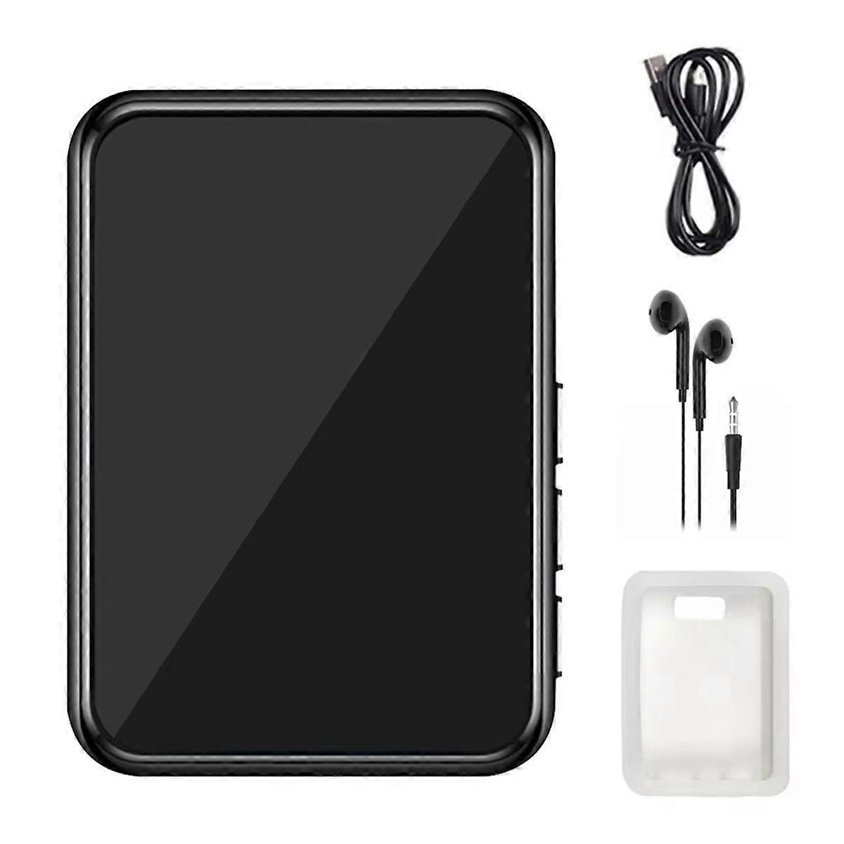 Bluetooth 5.4 Touch Screen MP3 Player HiFi Lossless Music Play Built-in Speaker 32GB Support Recordi