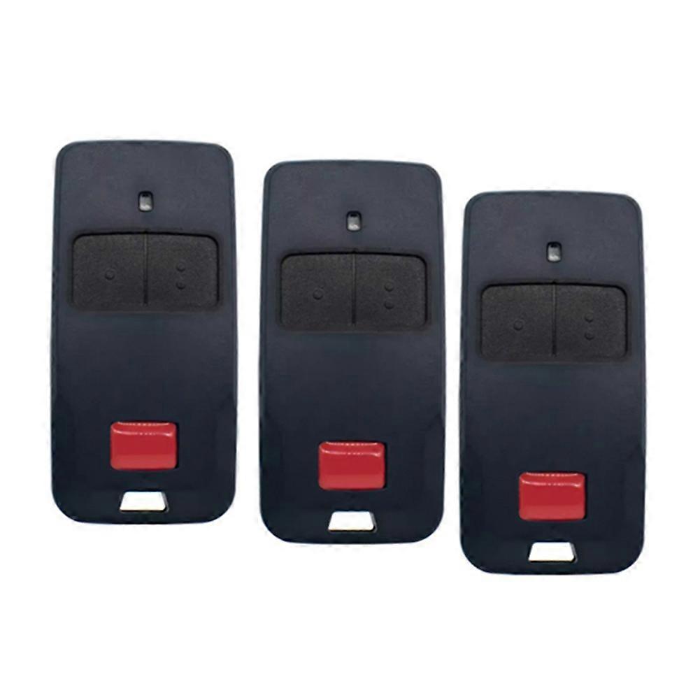 Garage Door Handheld Transmitter for Mitto 2 B RCB, 433 MHZ 2 Channels 2 Buttons Rolling Code for Mitto 2, 3 Pieces