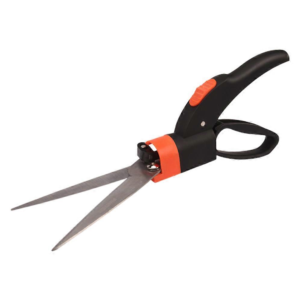 Garden Scissors Lawn Garden Mowing Shears with 360 Degree Rotating Cutting Head Garden Grass Shears for Edge Cutting