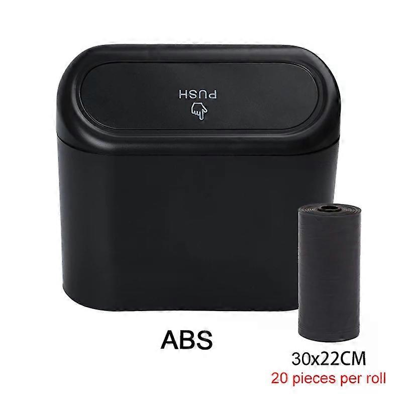 Car Trash Can Bin with Lid- Mini Car Garbage Can- Leakproof Trash Bin Car Dustbin Organizer Container for Car Office Home