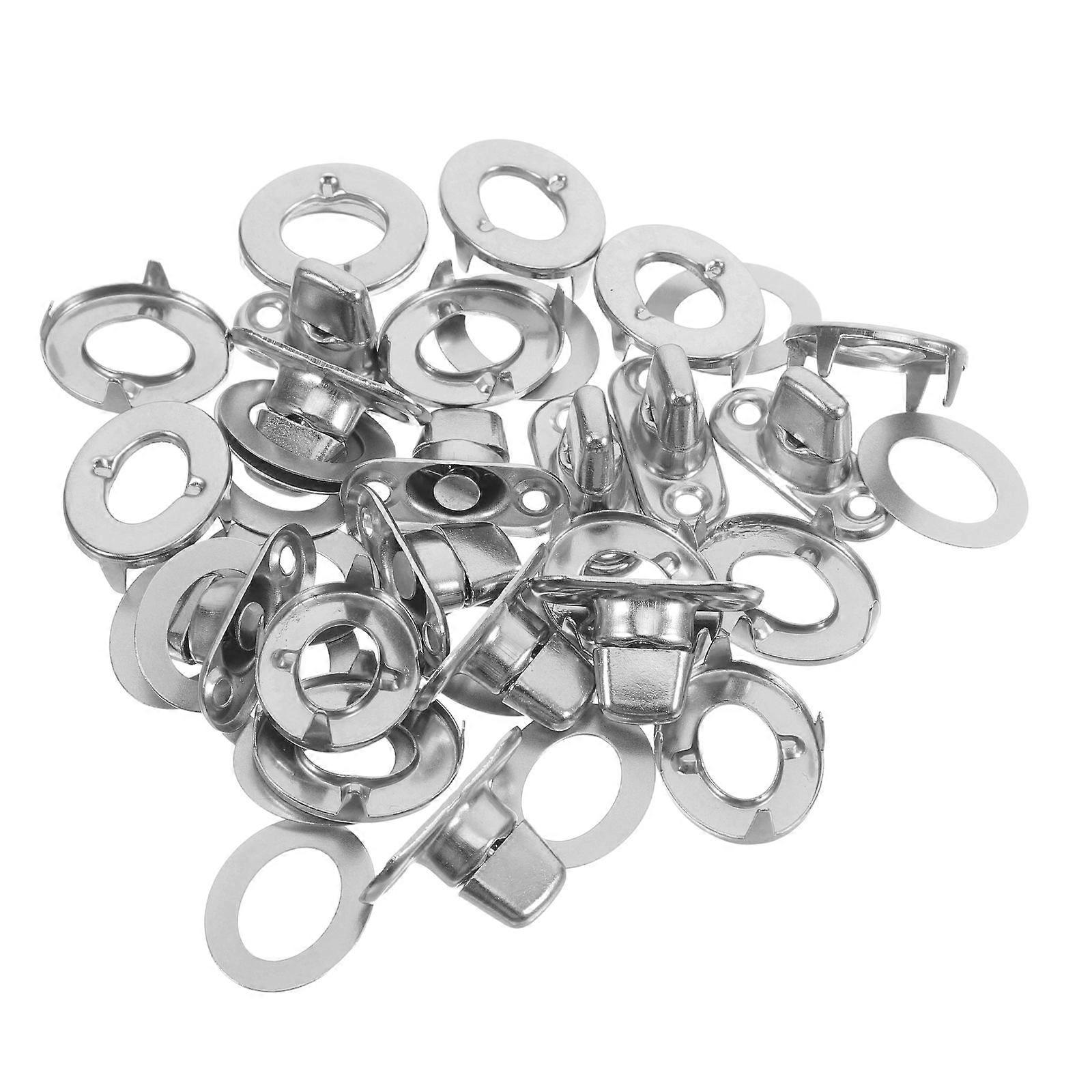 Rotating Button Studs Metal Snap Fasteners for Furniture Assembly 10Sets