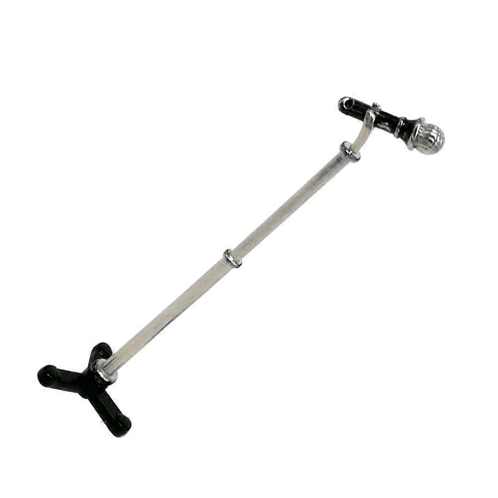 Dollhouse Miniature Microphone Model for Decor with Microphone Stand