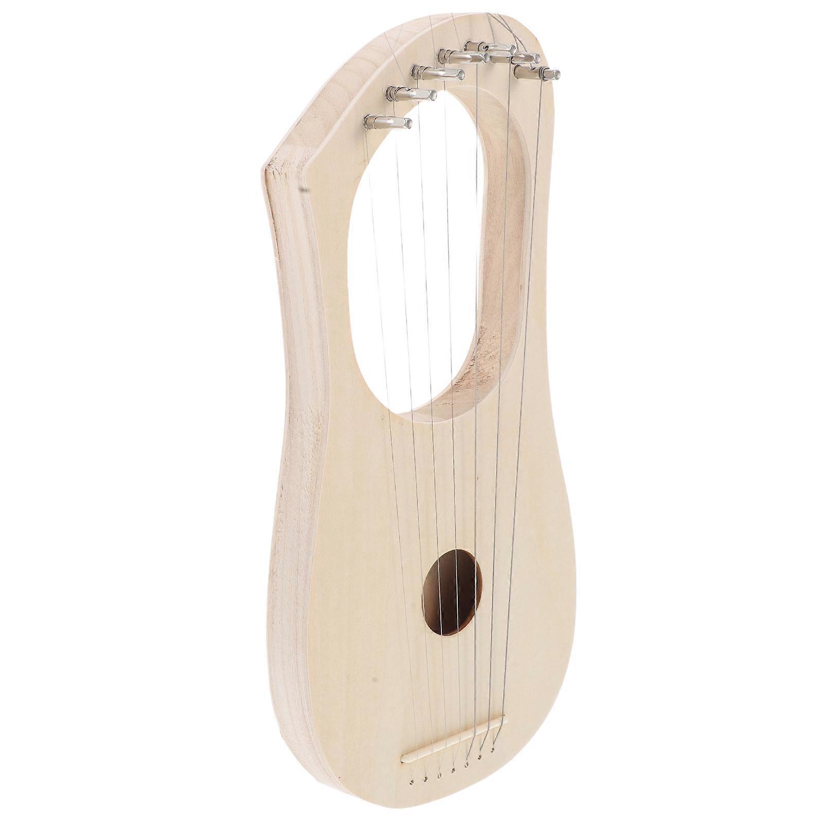 DIY Design Lyre Harp Kit For Music Enthusiasts Family Entertainment 31.00X15.00X2.50CM Size 1 Set