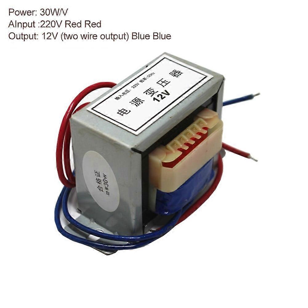 Mosiee 30W Single/dual Phase EI Power Transformer AC 220V To AC 12V/24V Output Voltage Electrical Supplies