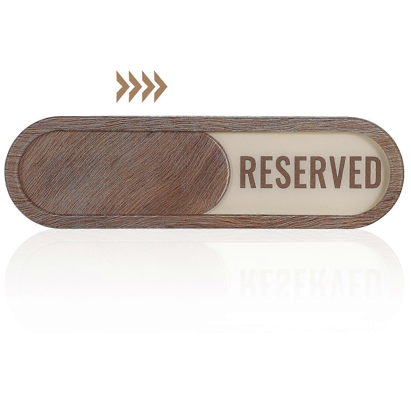 Slider Door Sign for Reserved Room Indication with 3Sets