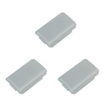 3X White Replacement Battery Shell PACK Case Cover Holder for Minisoft XBOX 360 Wireless Controller Game Gamepad