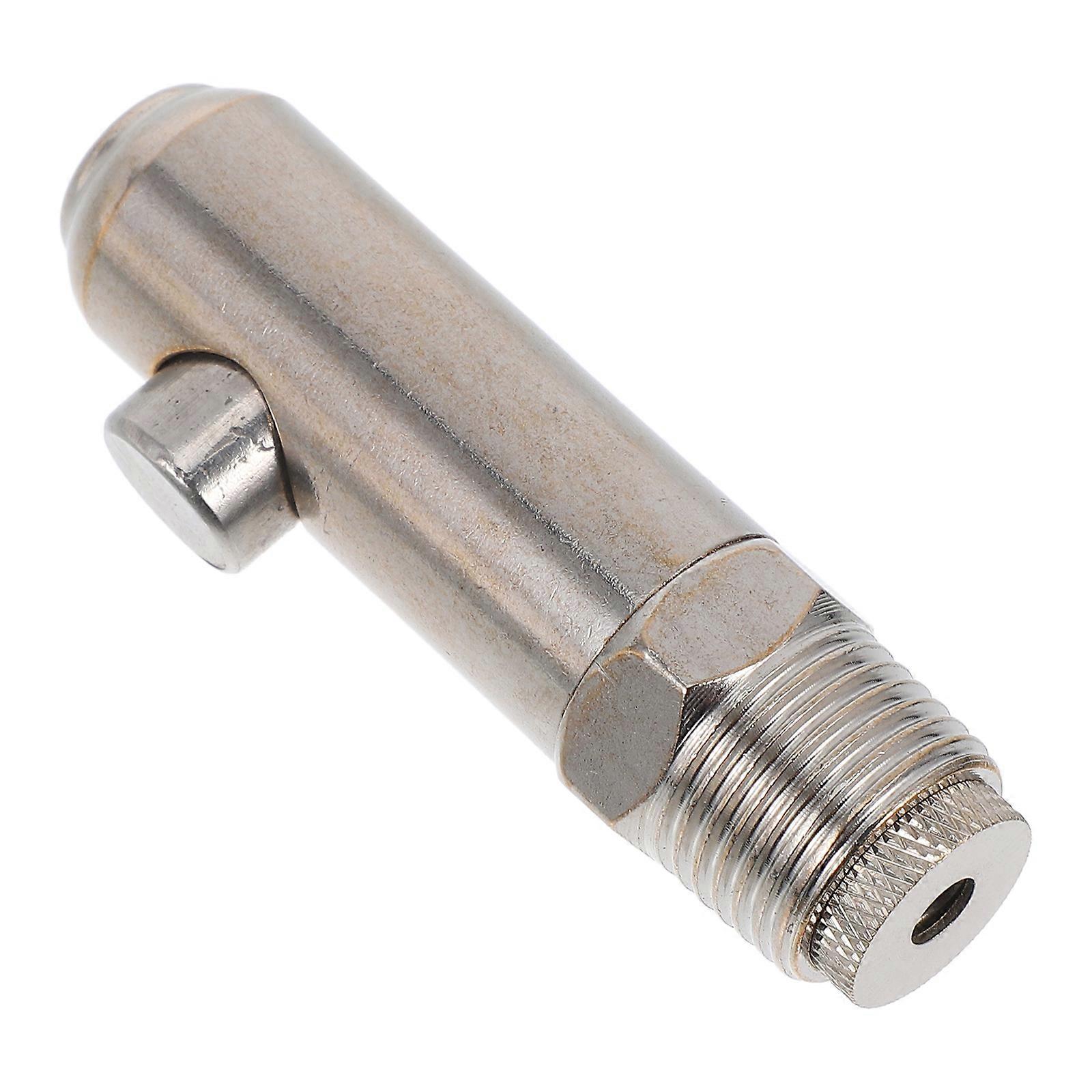 Stainless Steel Pig Waterer Nozzle Splashproof Design for Farm Use Portable and Reusable 8.5 Inches