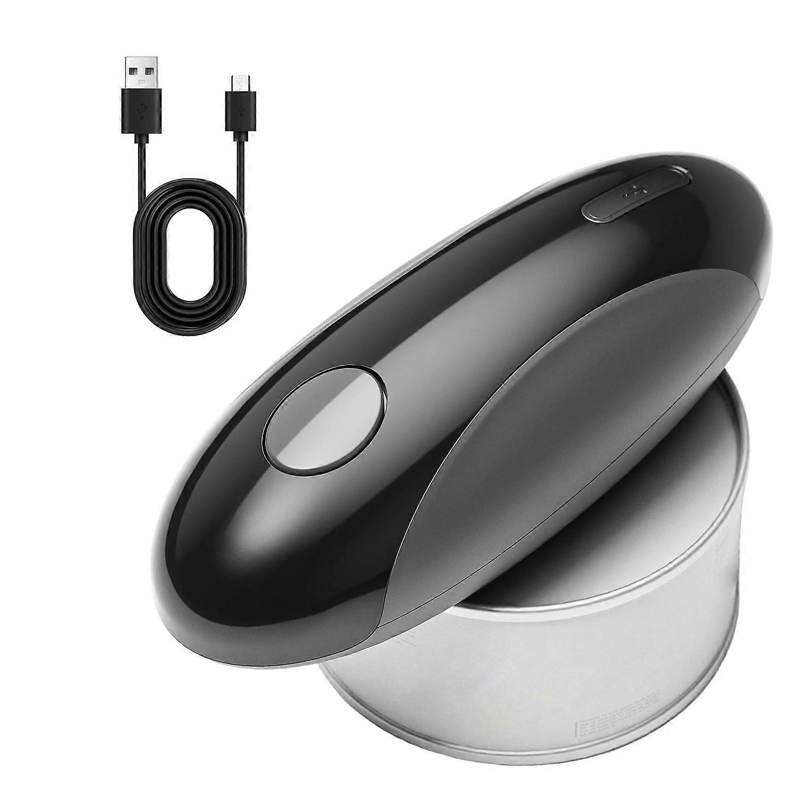 Practical Automatic Electric Opener for Tin Jars Portable Bottle Opener Time Saving Kitchen Tool Rechargeaable Design Multicolor