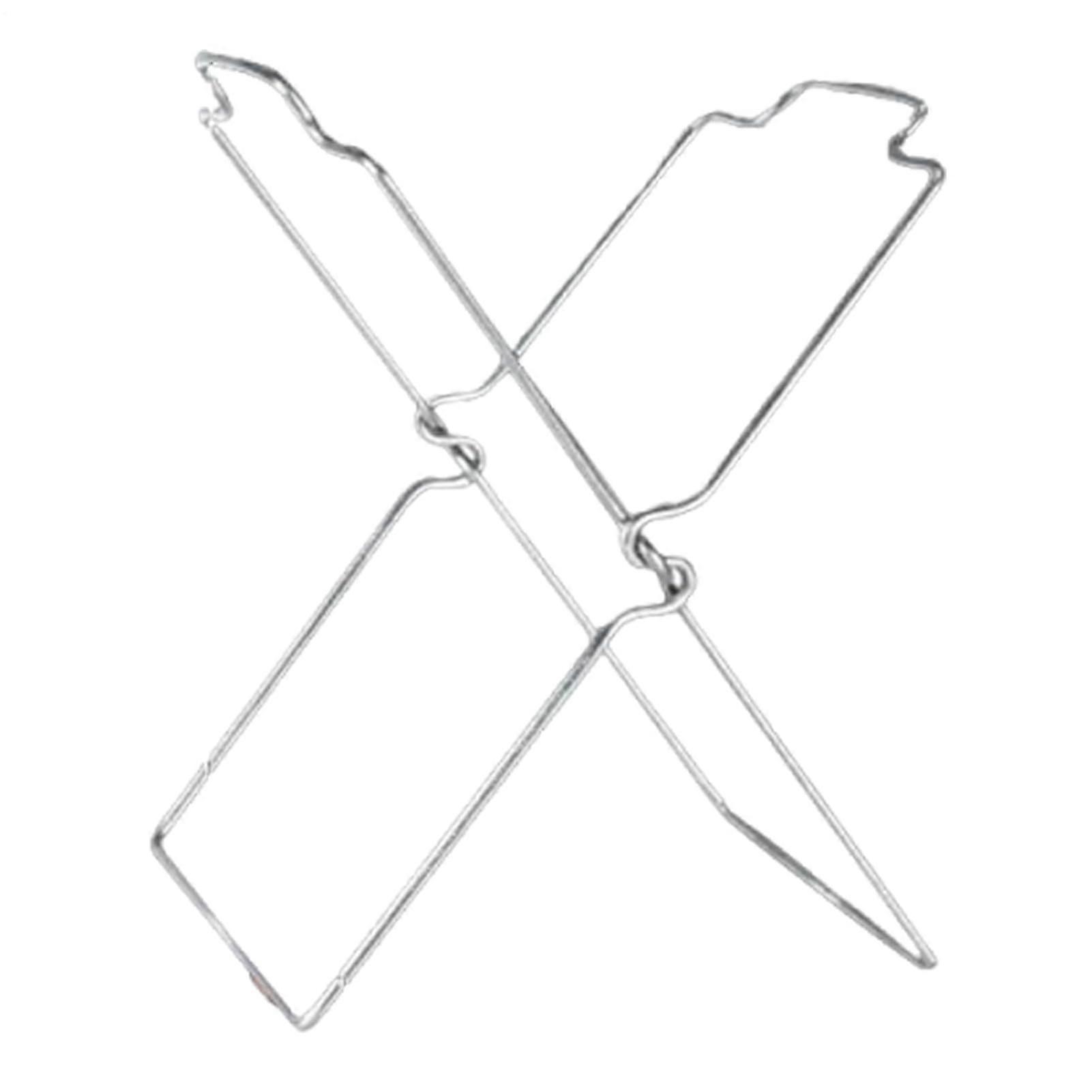 Desktop Trash Bag Holder Foldable Stainless Steel Frame for Kitchen, Office, Camping, Travel