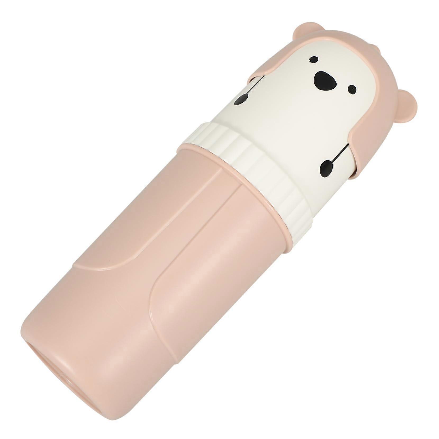 Travel Toothbrush Case with Toothpaste Storage, Tight Seal, MultiToothbrush Holder for Camping