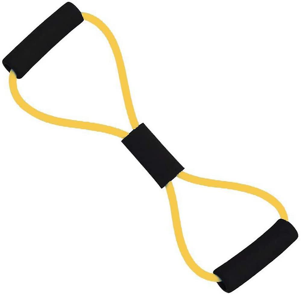 Pxcl 2 Stück Widerstandsbänder, Multifunktionsfunktion mit Griff 8 Wort elastisches Yoga Pull Seil