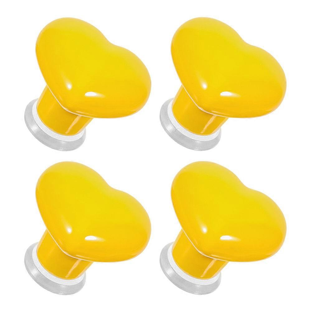 Heart Shaped Toilet Flush Button Ceramic Press Helper 20Pcs