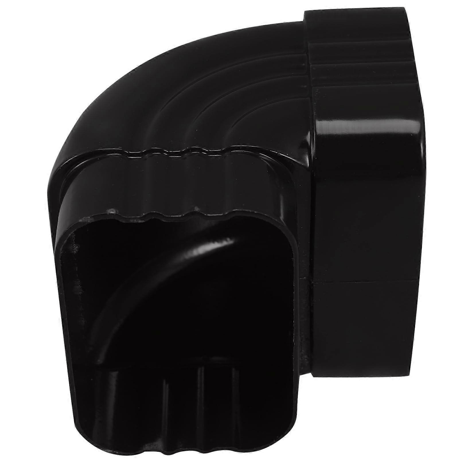 Gutter Downspout Elbow Connector Aluminium Right Angle LeakResistant Weatherproof Fitting