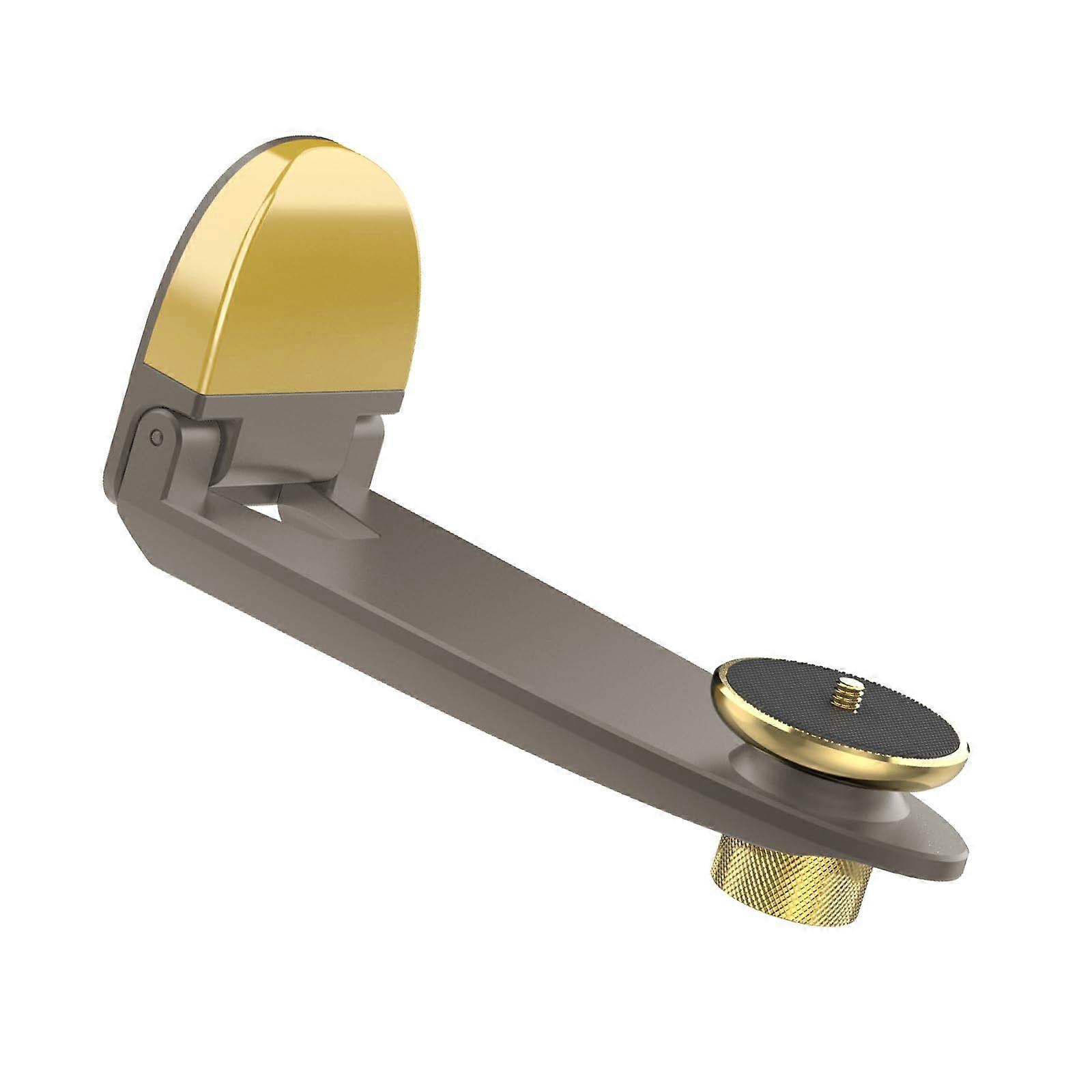 Space Saving Projector Wall Mount Adjustable Angles Rotatable PTZ Coffee Gold Finish For Home Entertainment