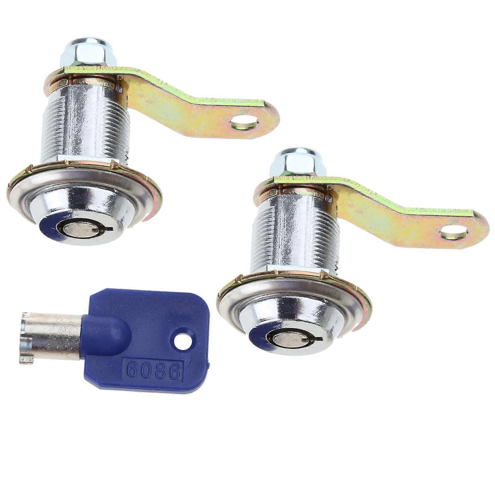 Arcade Machine Door Lock Set with Key, AntiTheft Alloy, Fits Glass and Wooden Doors