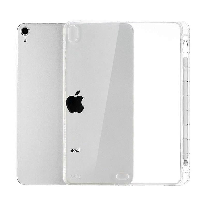 Case For Ipad Pro 12.9 2021/2020 Transparent Pen Tray Soft