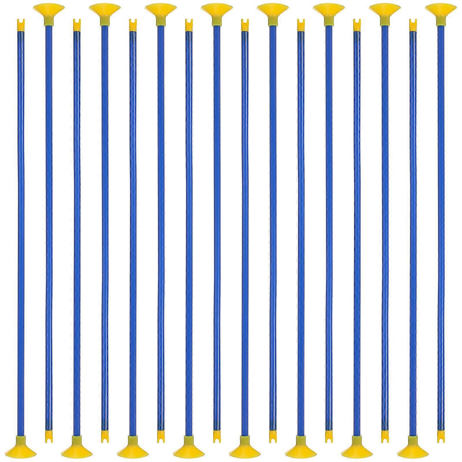 Blue Plastic Arrows for Bow Suction Cup Arrows for Kids 16Pcs