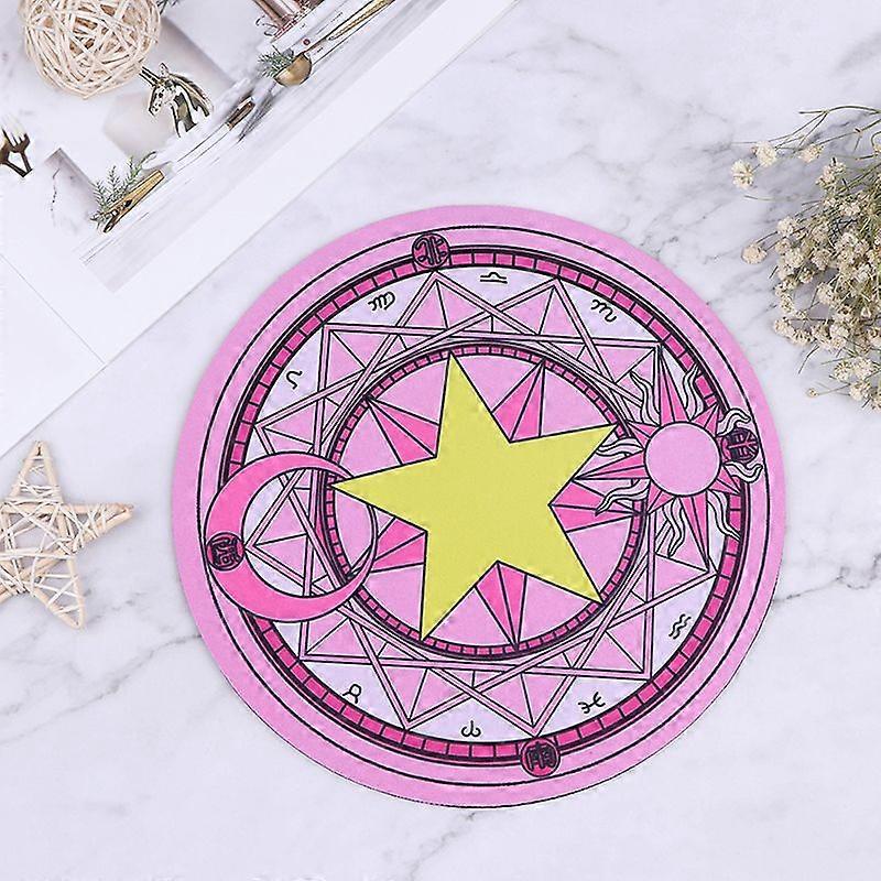 Round Mouse Pad Cute Magic Array Mat for Girls Gift office PC Soft thick