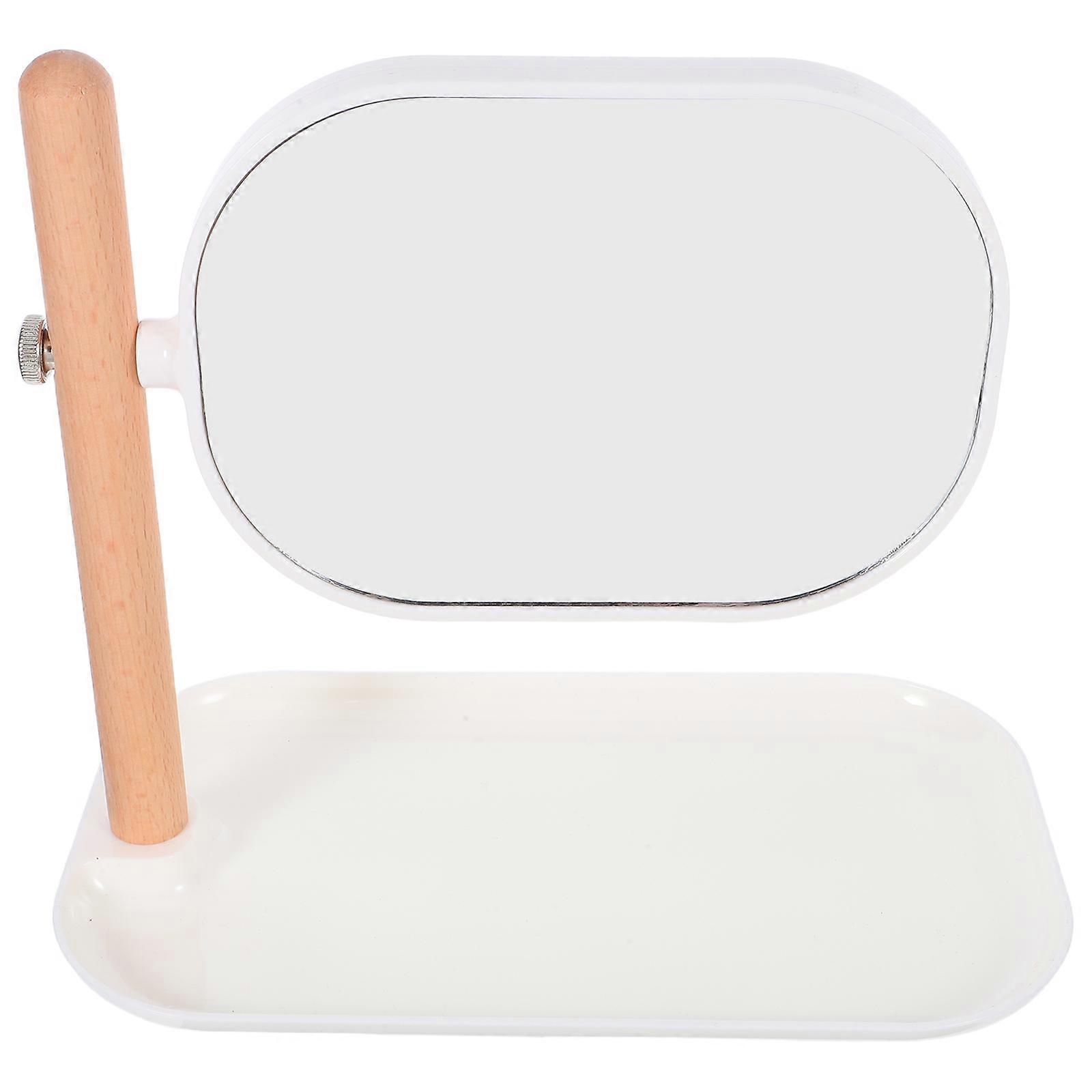 Large Oval Decorative Makeup Mirror With Adjustable Angles For Dressing Table 4Pcs