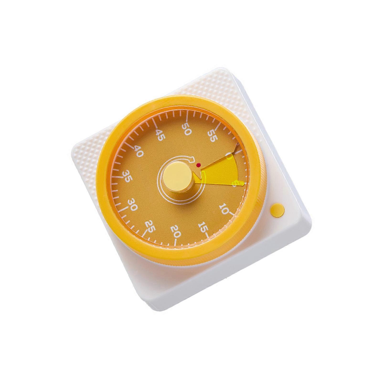 Compacts Portable Kitchen Timer Time Management Tool Magnetic Digital Timer For Home School Applications Easy to Use  Yellow