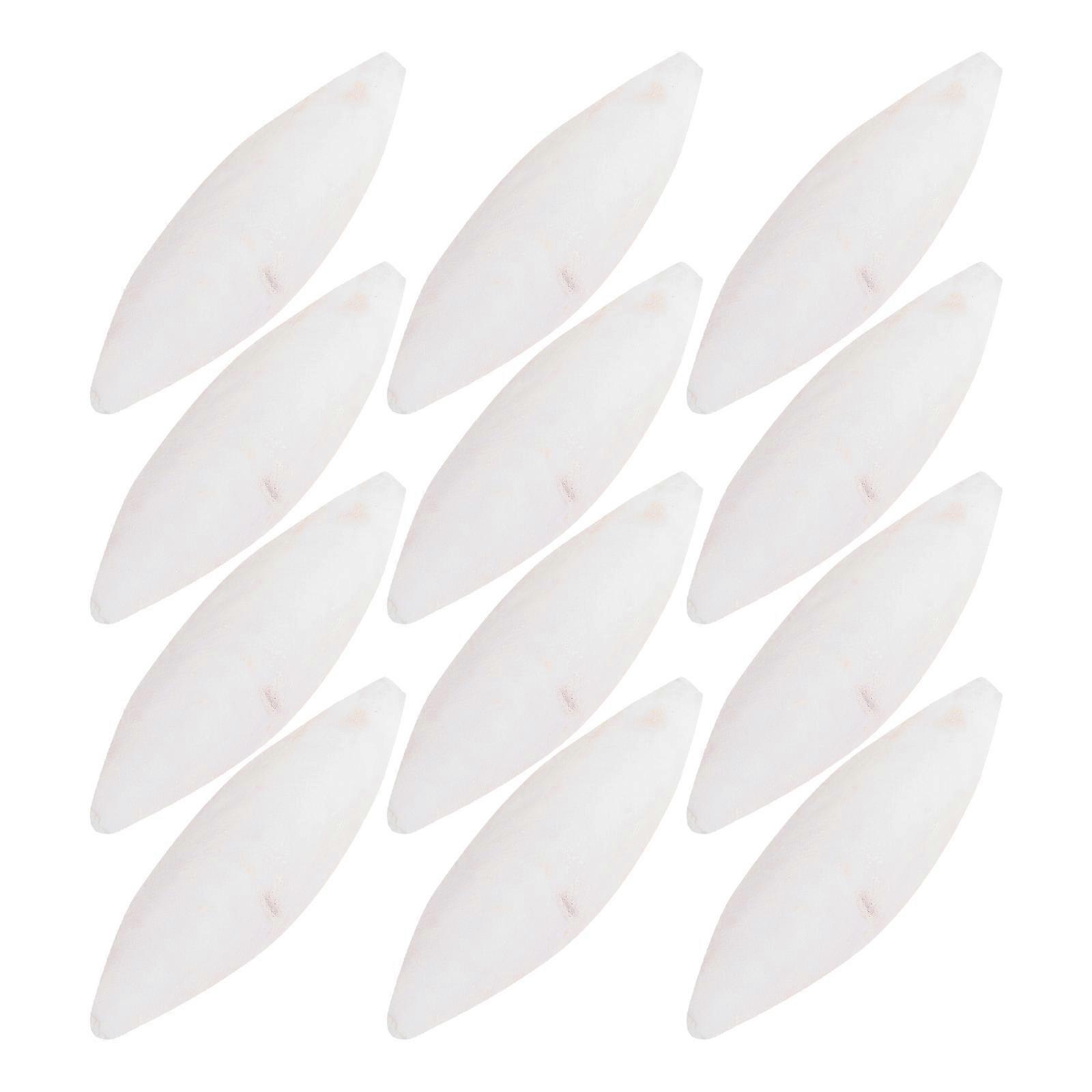 White Hamster Grinding Toy Cuttlefish Bone Chew Toy for Teeth 12Pcs