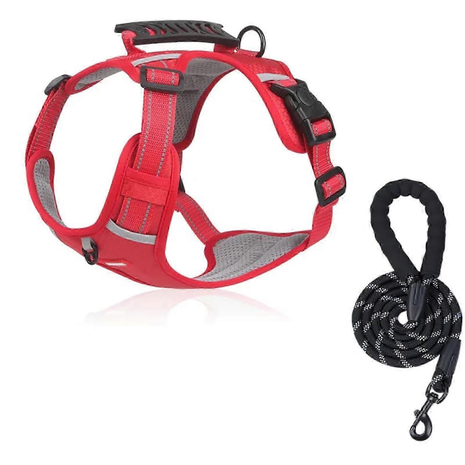 No-pull dog harness for pets L Red