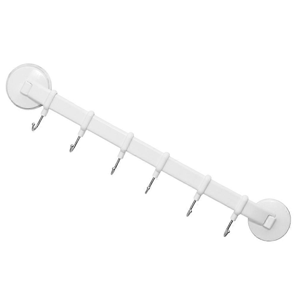 Utensil Wall Rack Multi-Function Rectangular Stainless Steel Living Room Front Entry 6Set