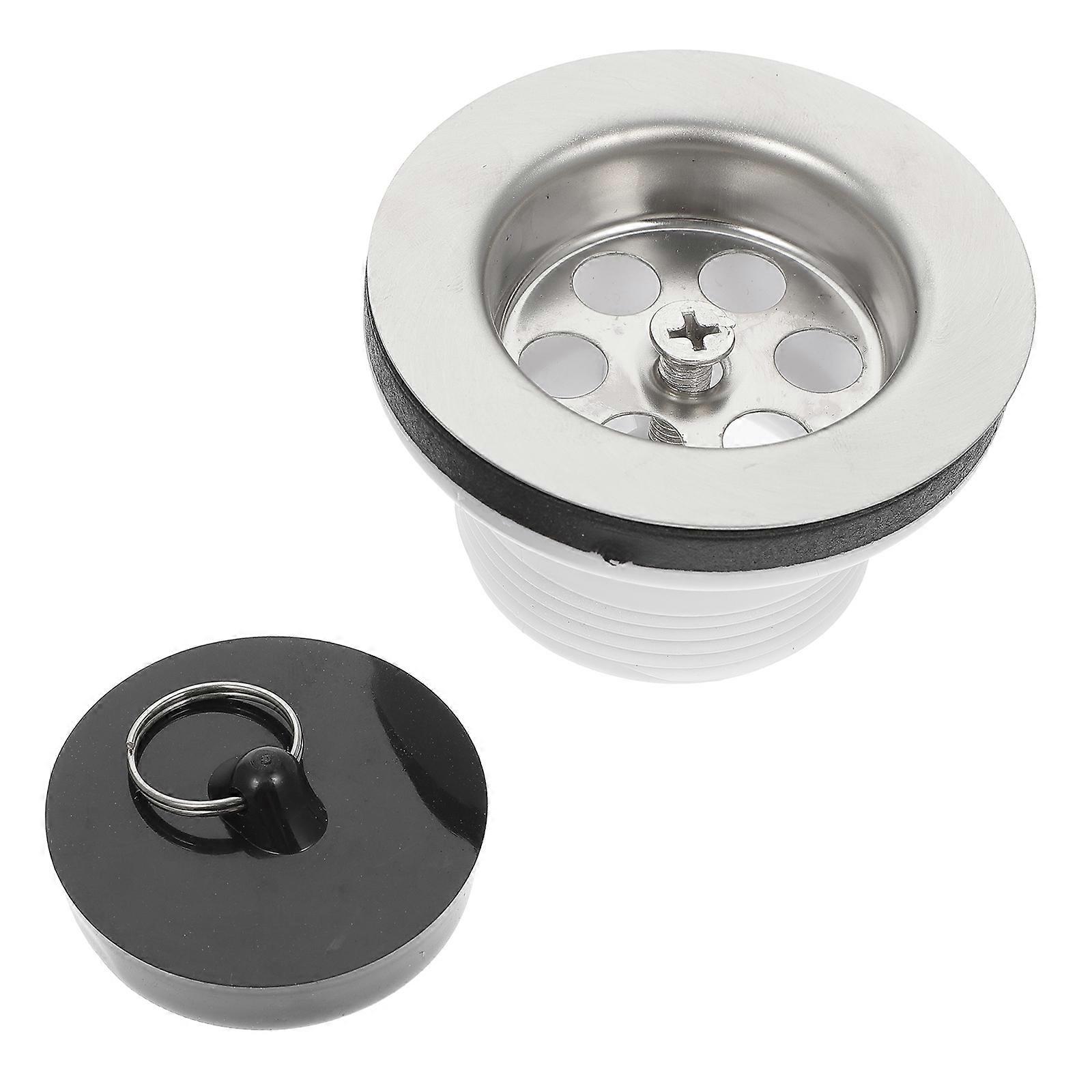 Tapón para fregadero de cocina y baño, antiobstrucción, uso doméstico, colores surtidos, 1 unidad