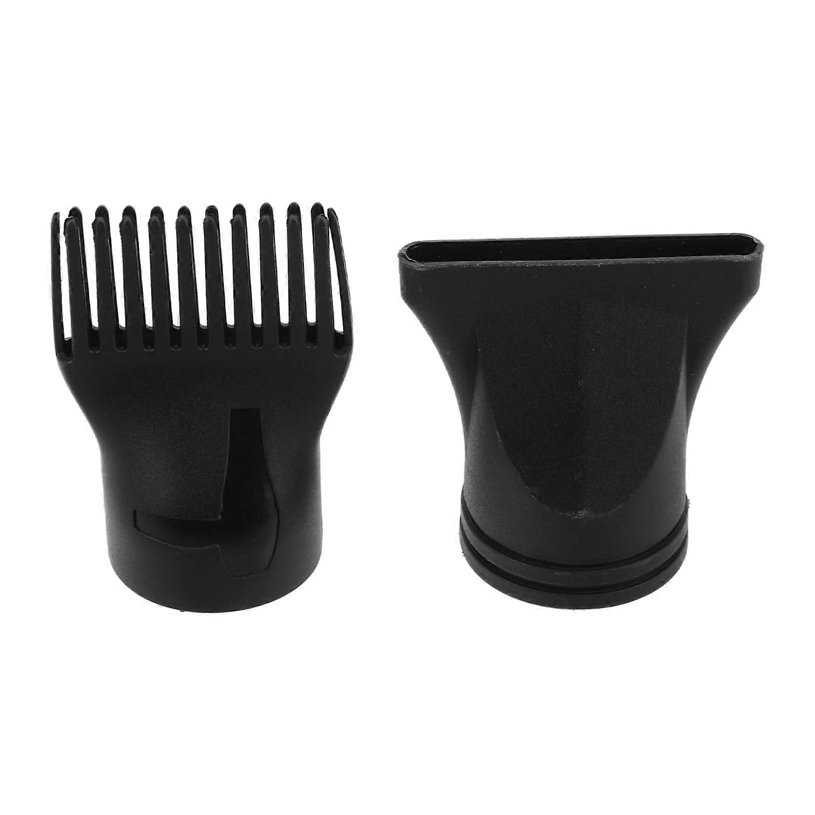 Universal Hair Dryer Nozzle Set with Diffuser and Flat Attachment for Precise Airflow Control