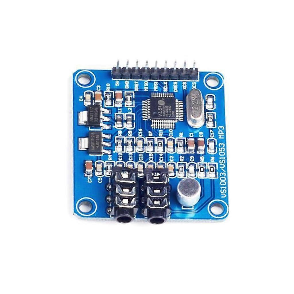 MP3 Decoder Module VS1003B MultiFormat Audio Board with Headphone Output and Low Power Design