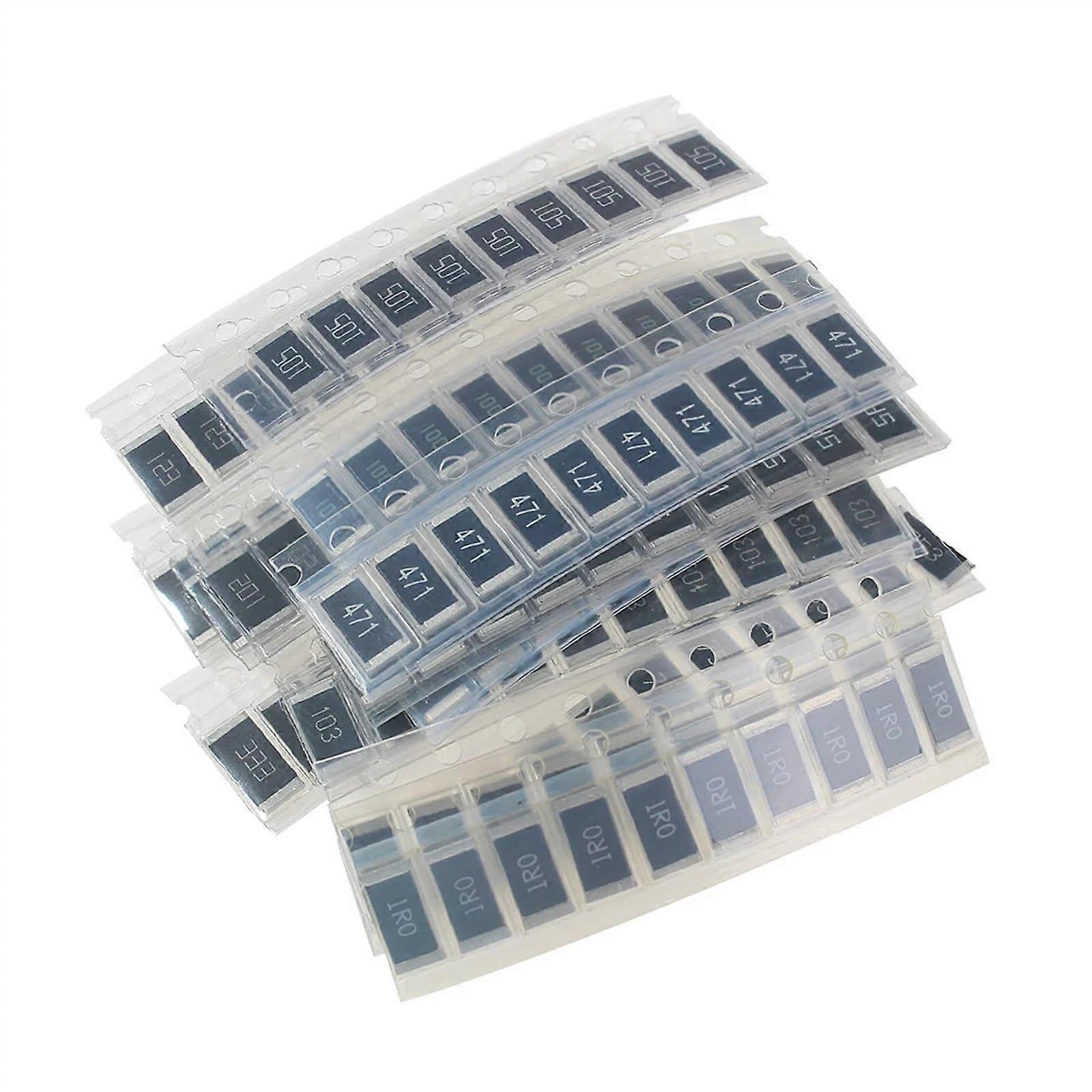 SMD Resistor Kit 2512 Assortment 330Pcs 1R1M Ohm 5% Tolerance for Electronics Projects