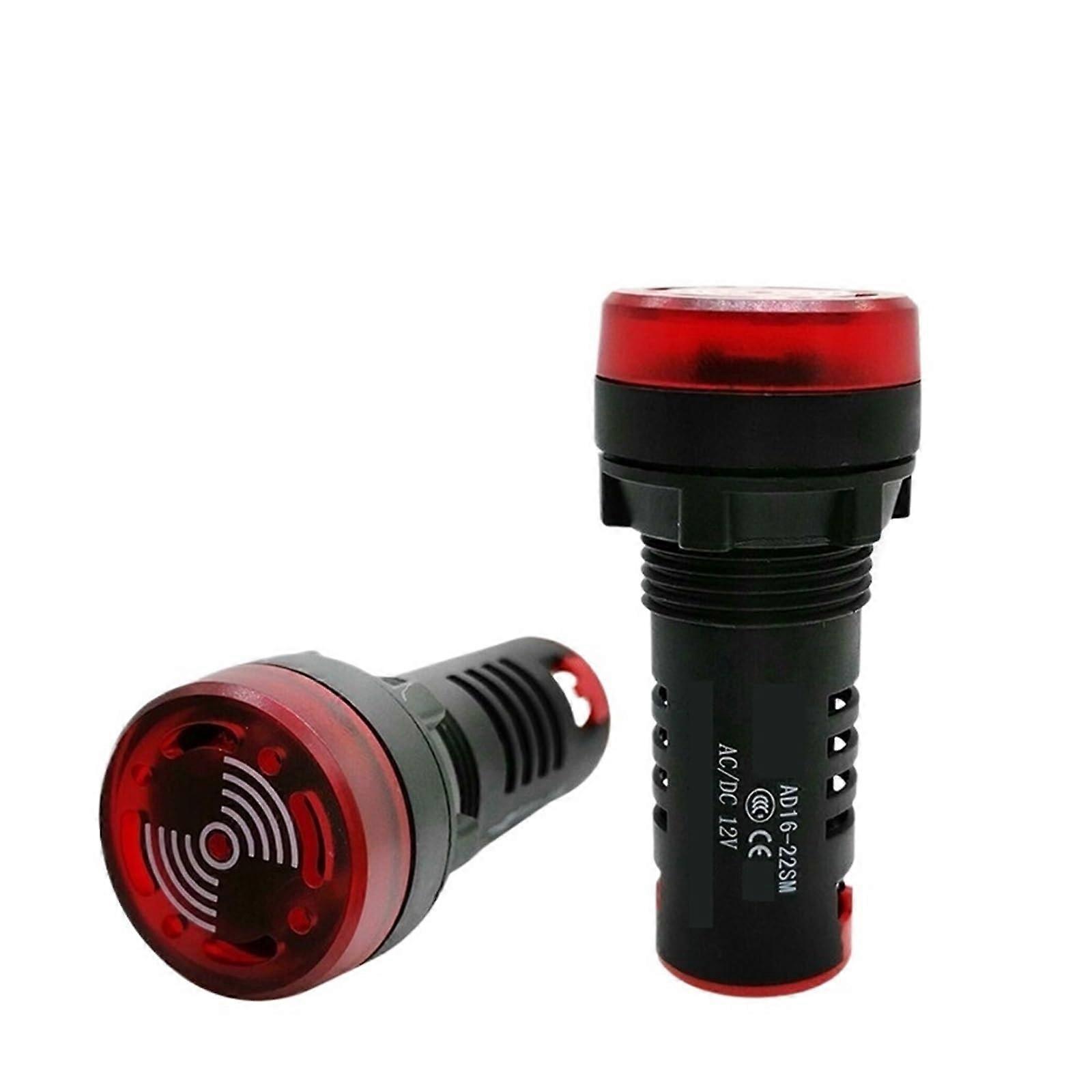 22mm AC 220V Buzzer Alarm with Bright LED Indicator for Easy Panel Mount Warning