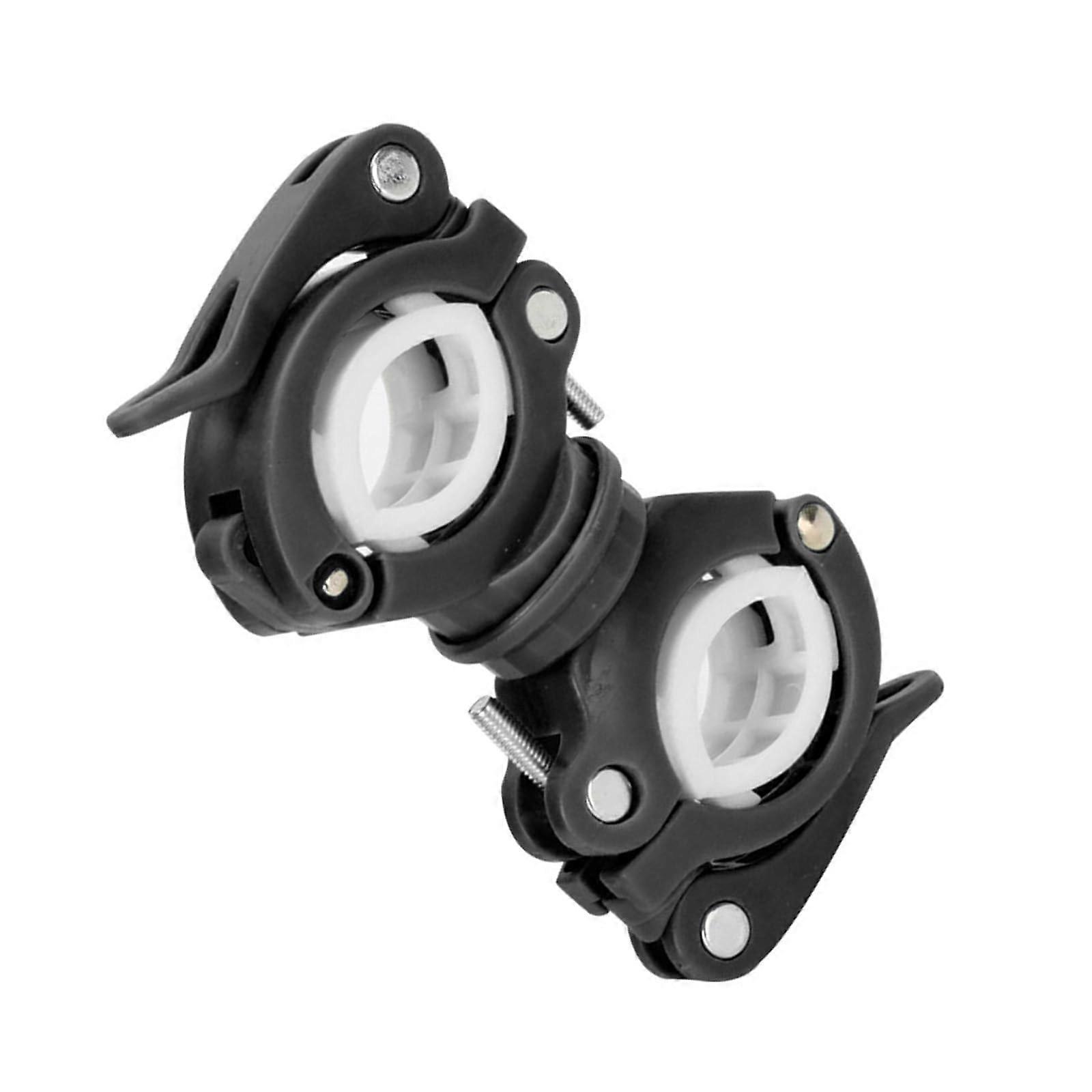 Adjustable Bike Light Mount with Shockproof Clamp, Universal Bicycle Headlight Holder Bracket