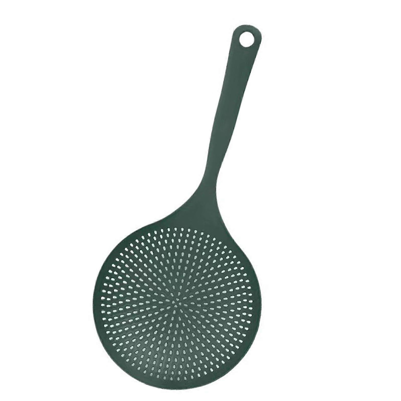 Kitchen Strainer Spoon Heatproof Slotted Cooking Skimmer with Ergonomic Handle for Efficient Food Straining