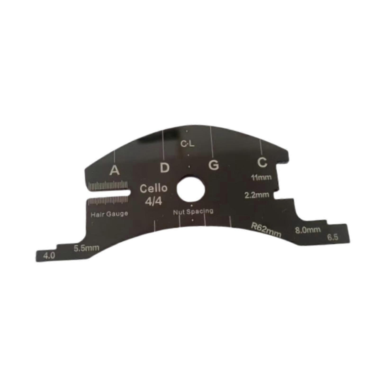 4/4 Cello Bridge Template Precision Measuring Tool for Accurate  and Setup Guide