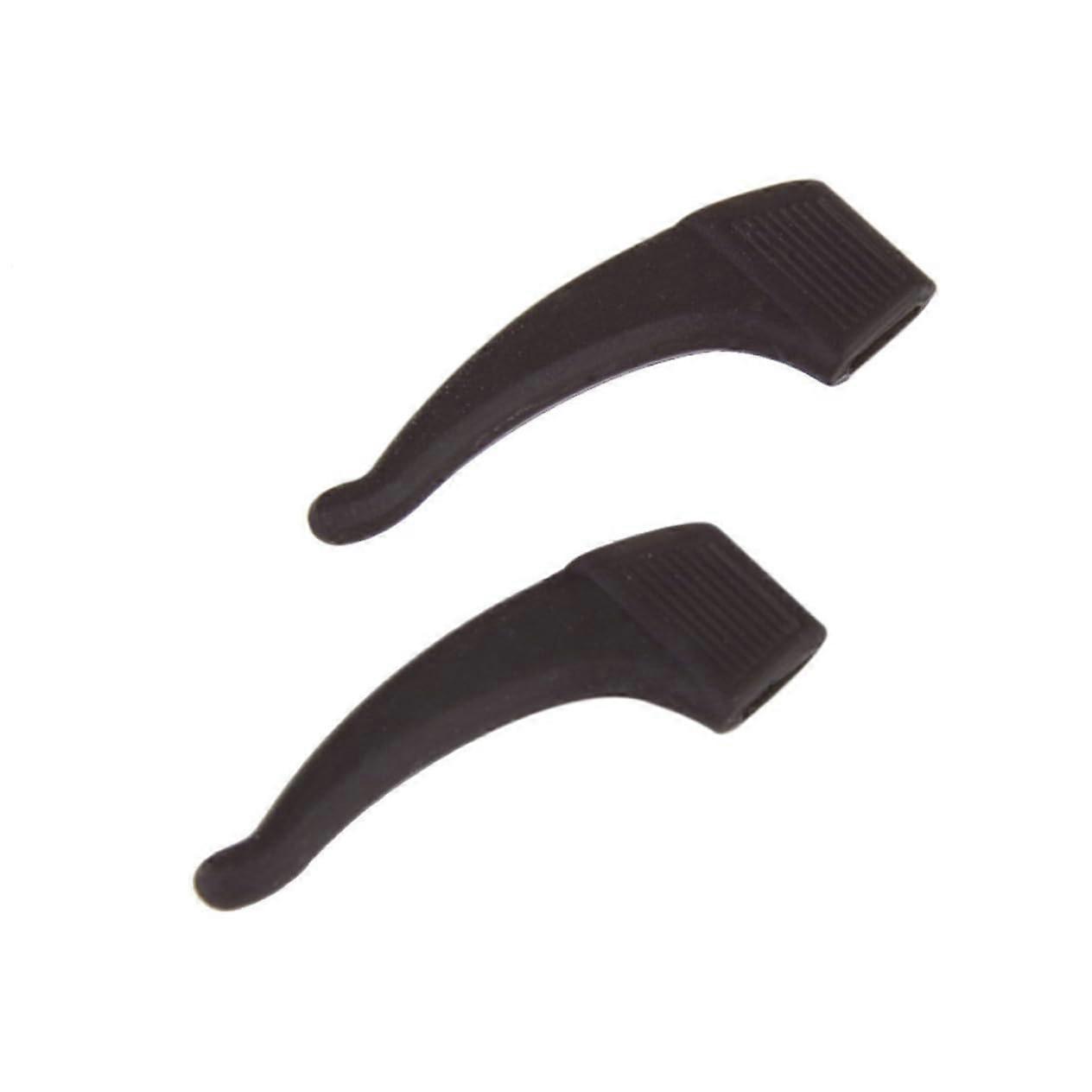 Eyeglass Ear Hooks Silicone Glasses Strap AntiSlip Comfortable Temple Tips for Men Brown