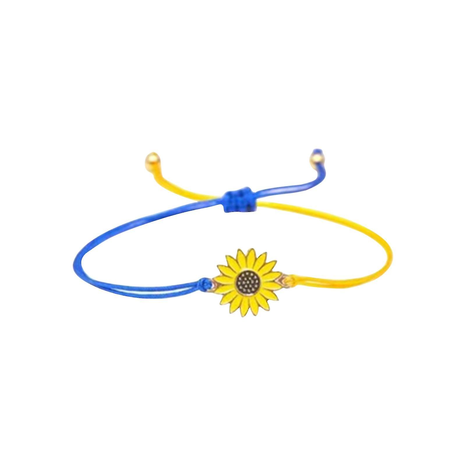 Support Ukraine Ukrainian Flag Adjustableing Surfer Bracelet 2022