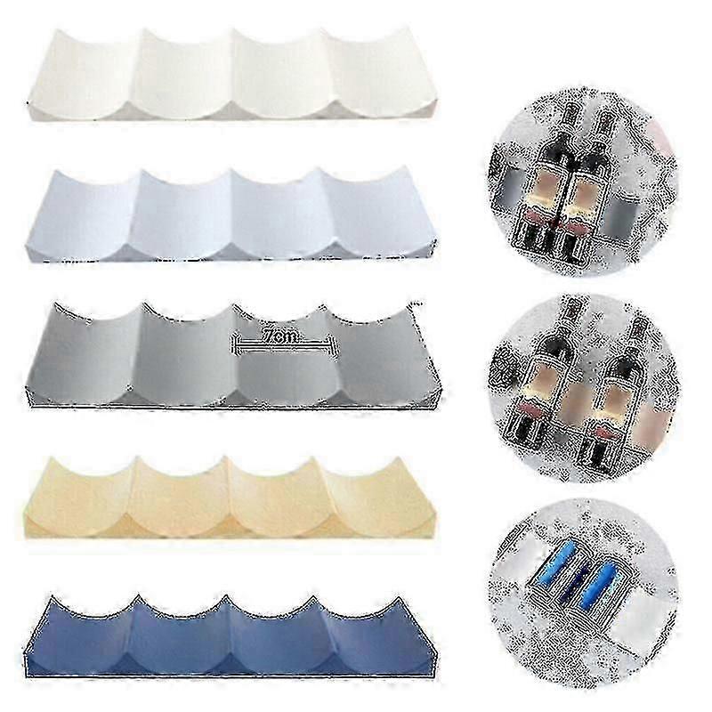 Fridge Organiser Wine Beer Stacking Bottle Rack Kitchen Space Saving Can Holder