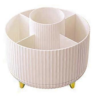 Makeup Brush Holder Organizer, 360 Rotate 5 Slot Make Up Brushes Cup