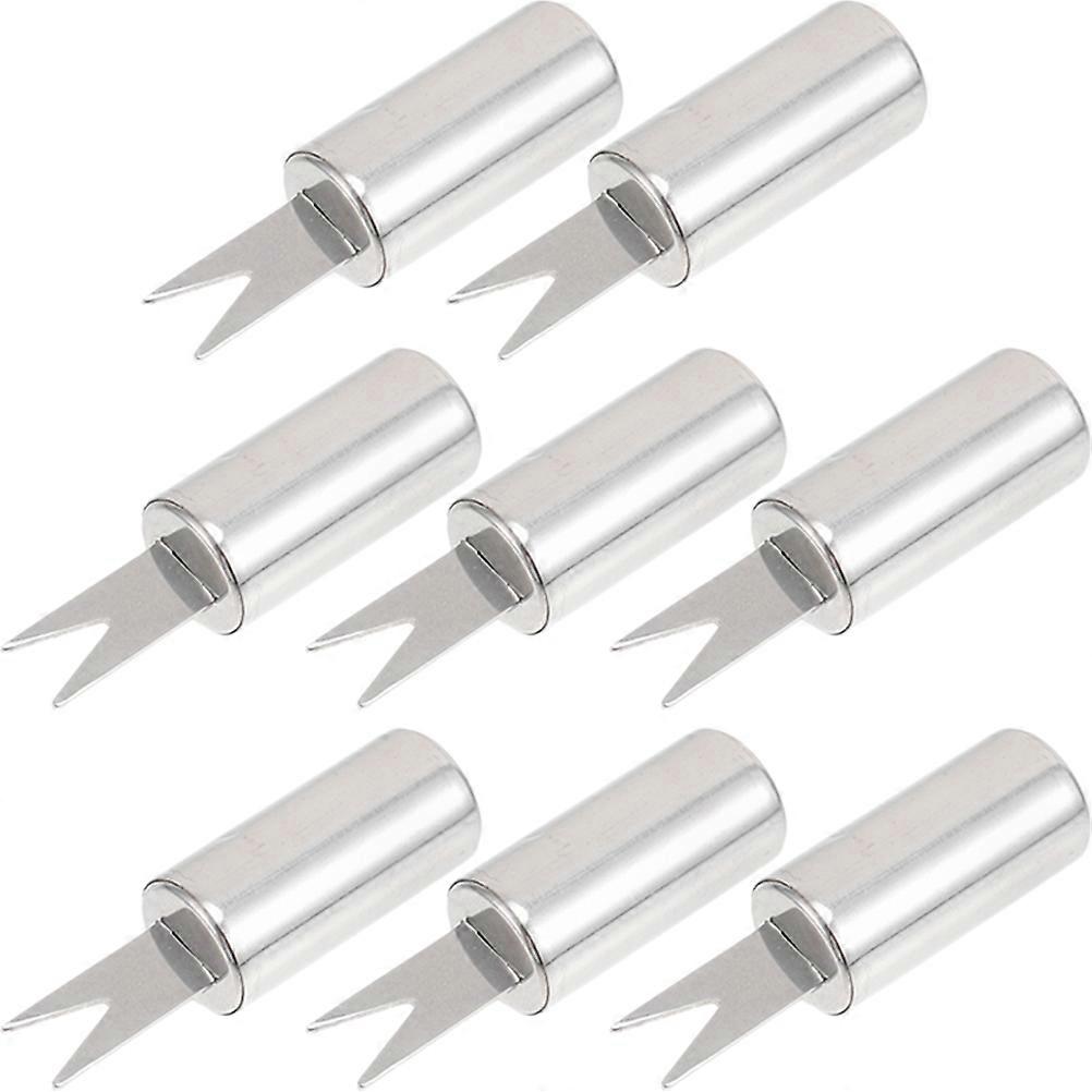 Roasted Corn Fork Stainless Steel Forks Picnic Barbecue Silver Multi-Function 8Pcs