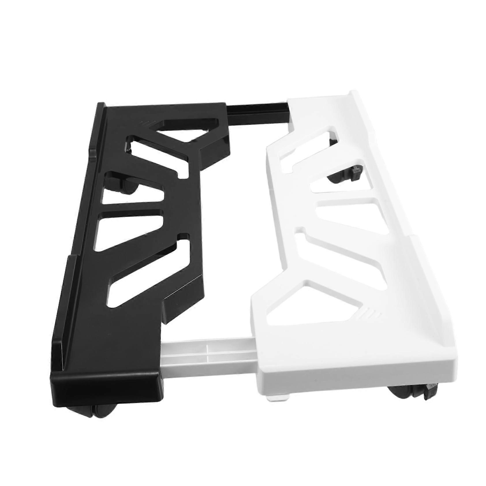 Adjustable Mobile CPU Stand with Locking Casters, SpaceSaving Computer Tower Holder for Under Desk Use