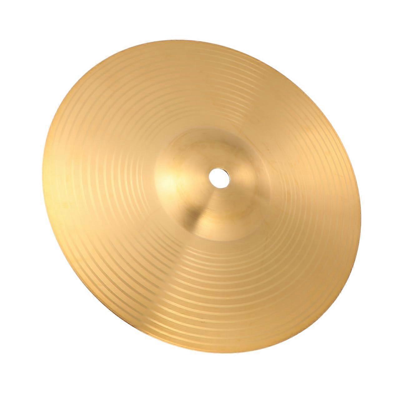8 Inch Brass Crash Ride Cymbal for Beginners Dual Function Design Durable Drum Set Accessory