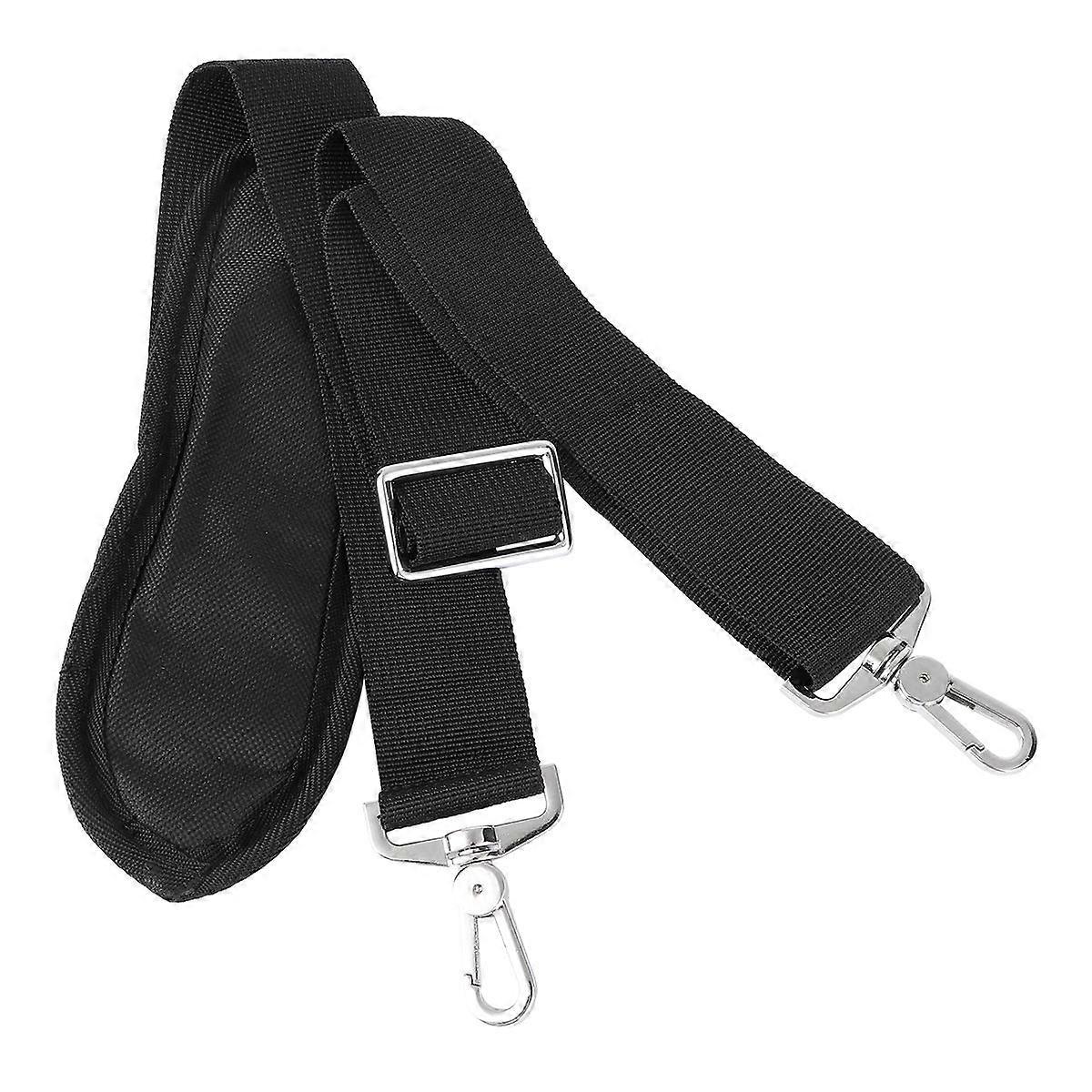 Black Adjustable Shoulder Strap for Briefcases with Comfort Padding