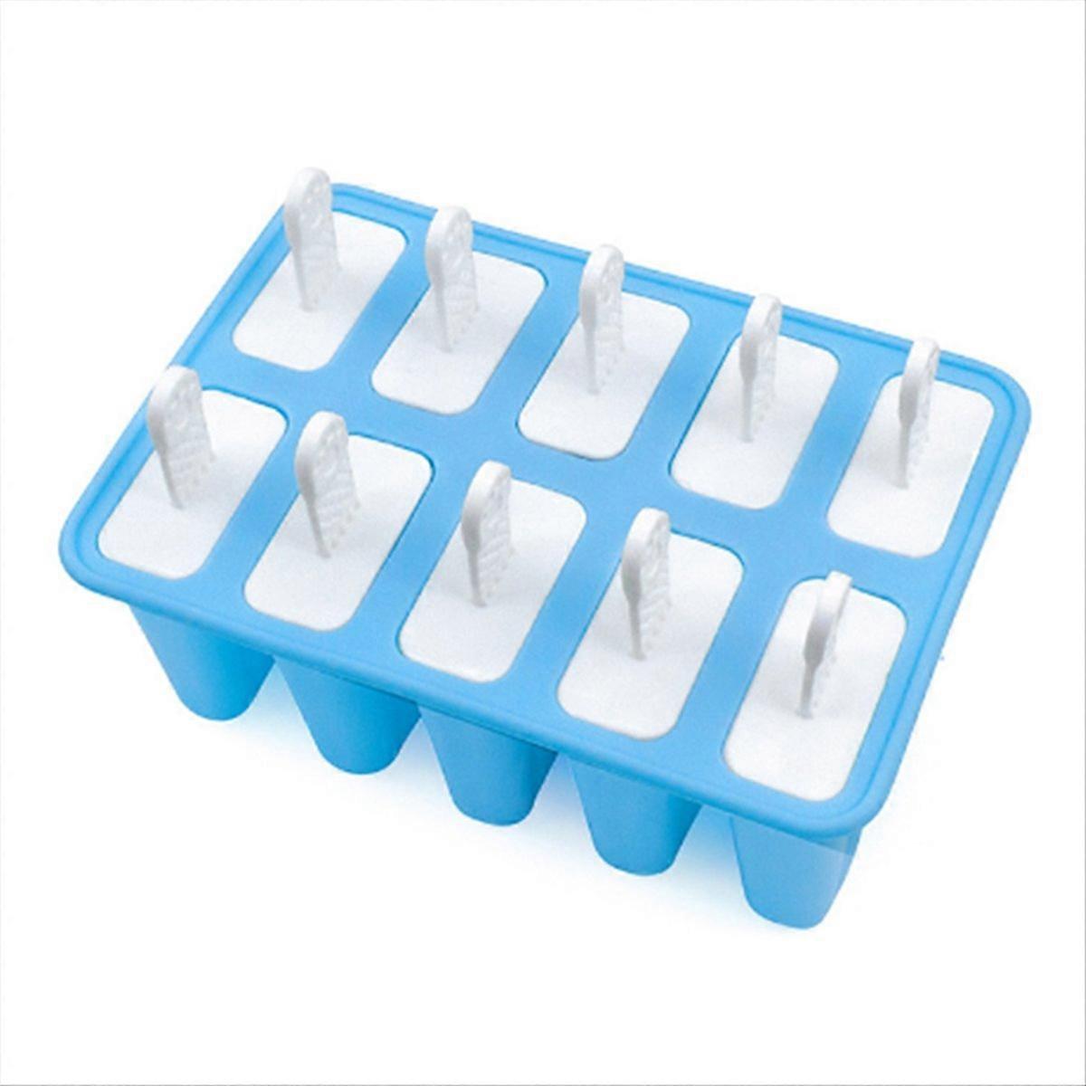 Eisformen 10 Stück Eisformen Silikon 10 Blau