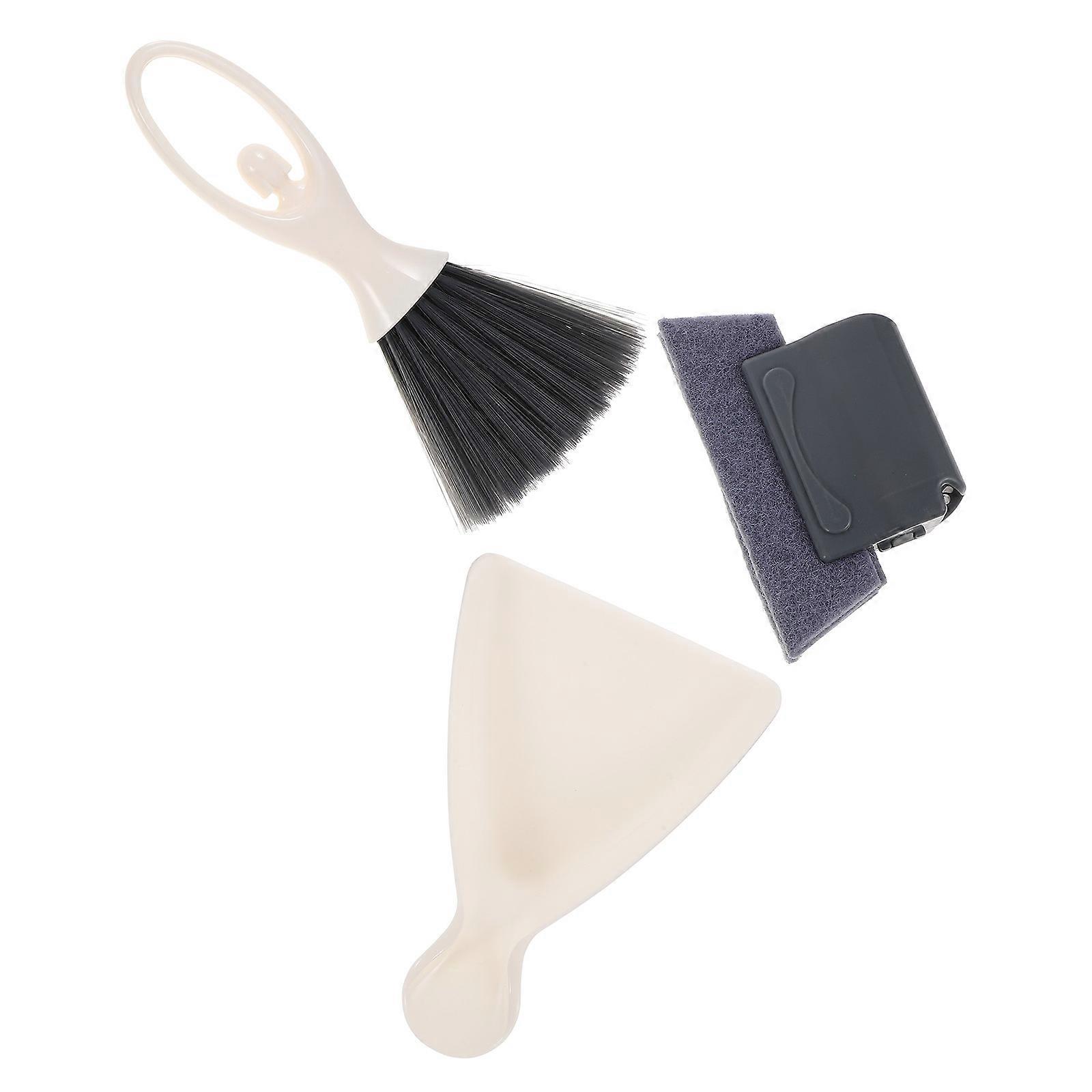 Desktop Cleaning Broom and Dustpan Set for Cleaning Use 1Set Assorted Colors