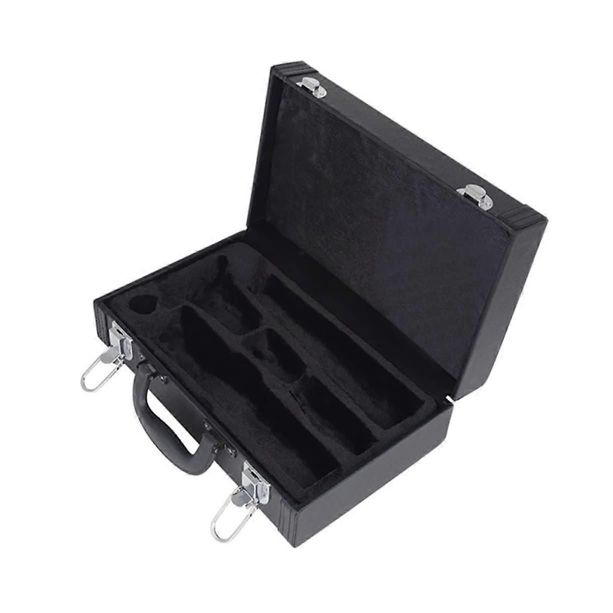 Clarinet Hard Shell Case Shockproof with Padded Lining Moisture Resistant Durable Storage