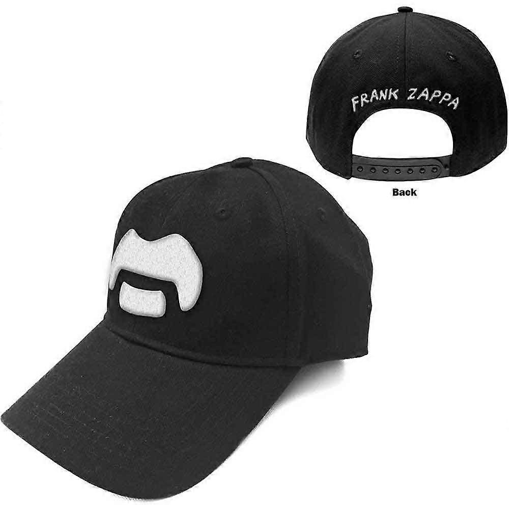 Frank Zappa White Moustache Strapback Baseball Cap
