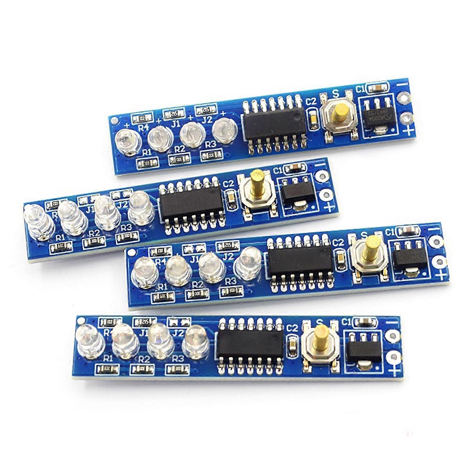 Electricity Quantity Indicator Board Straightforward Connection & Visible Designs Digital Charge Monitor Panel for Test Multicolor