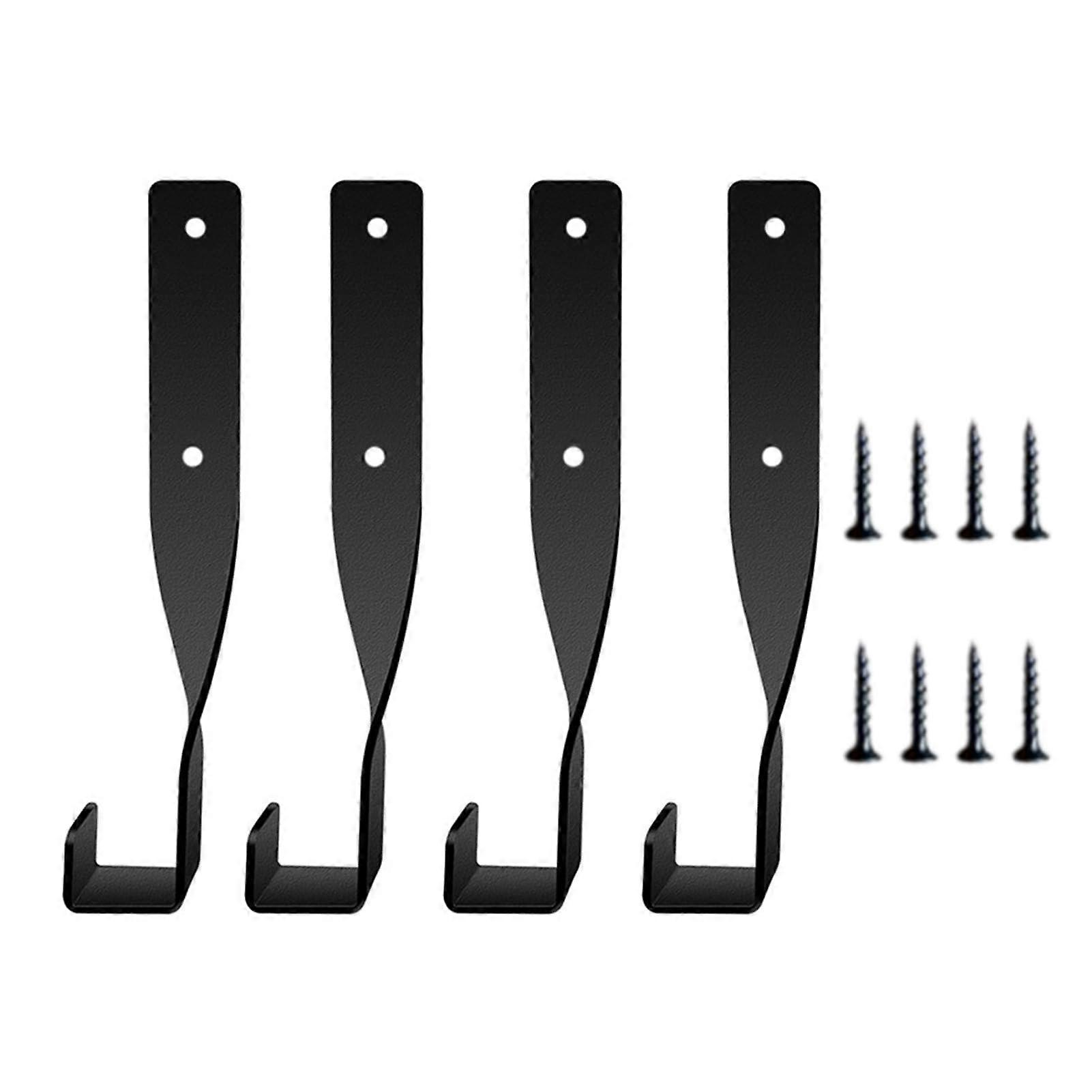 Chainsaw Wall Mount Holder HeavyDuty Rustproof Storage Rack Organizer 4 Piece Set